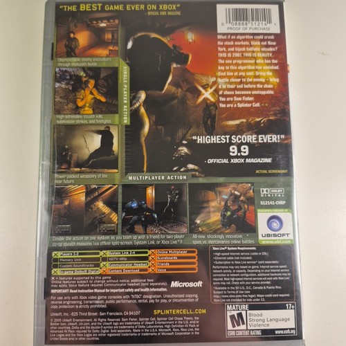 Tom Clancy's Splinter Cell: Chaos Theory (Xbox 2005) *CIB - photo 2