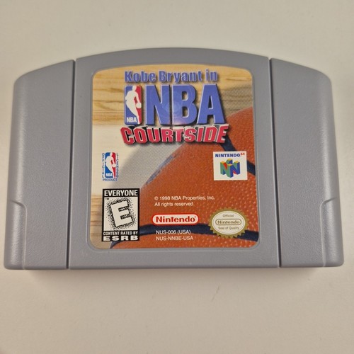 Kobe Bryant in NBA Courtside (Nintendo 64, 1998) Tested And Work