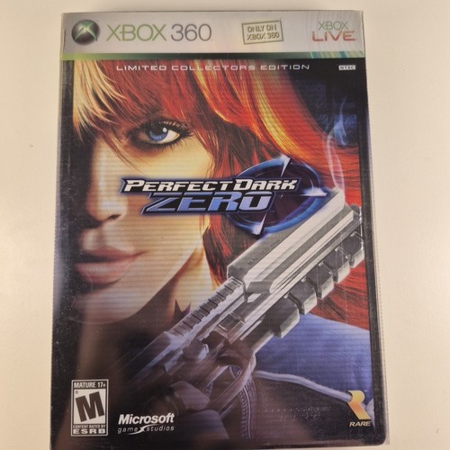 Perfect Dark Zero Limited Collectors Xbox 360 COMPLETE
