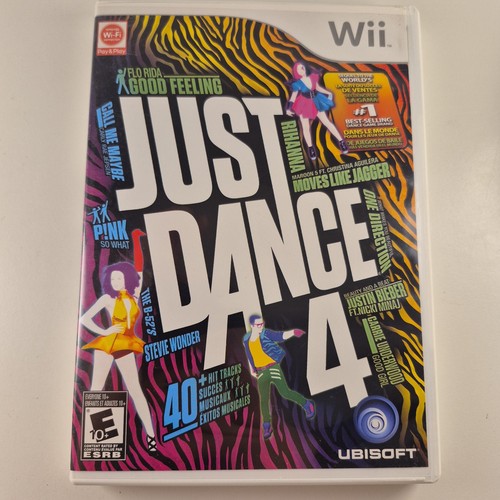 Ubisoft Just Dance 4 Nintendo Wii Music & Dance Party Manual
