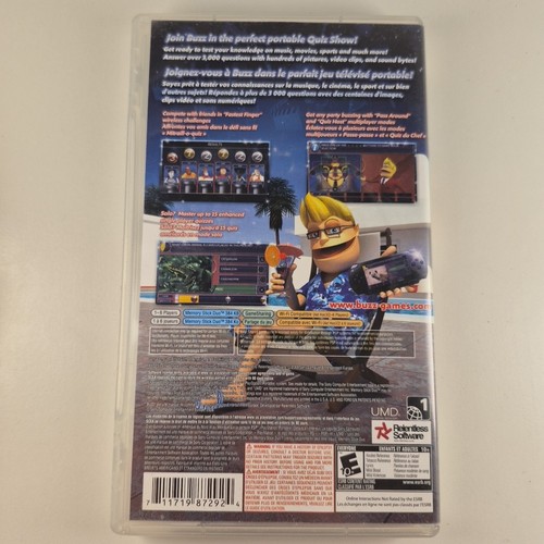 Buzz Master Quiz - PlayStation Portable (Sony PSP Video Game) - photo 2