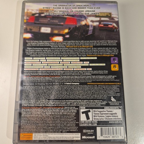 Midnight Club: Los Angeles Complete Edition (Platinum Hits) Xbox - photo 2