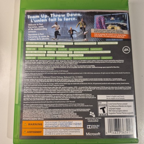 Skate 3 Microsoft Xbox 360 Xbox One Backwards Compatible - photo 2