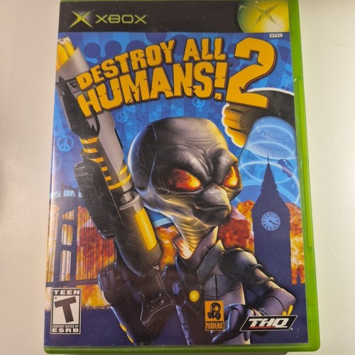 Destroy All Humans 2 (Original Xbox) CIB COMPLETE & TESTED
