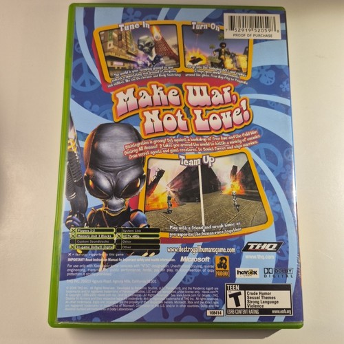 Destroy All Humans 2 (Original Xbox) CIB COMPLETE & TESTED - photo 2