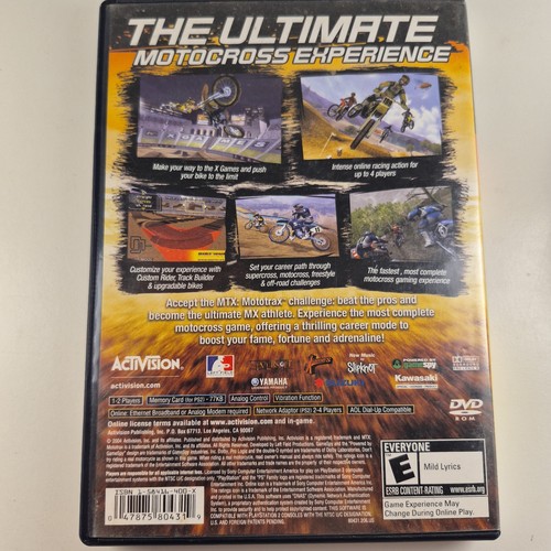 MTX: Mototrax (Sony PlayStation 2, 2004) - CIB Complete - Tested - photo 2