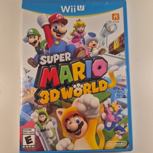 Super Mario 3D World (Nintendo Wii U, 2013) CIB Complete - Teste