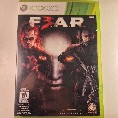 FEAR 3 [F.3.A.R.] (Microsoft Xbox 360, 2011) - Manual Included