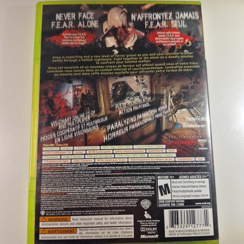 FEAR 3 [F.3.A.R.] (Microsoft Xbox 360, 2011) - Manual Included - photo 2