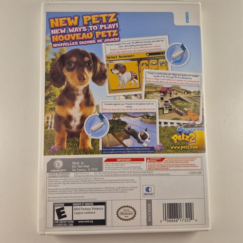 Petz Dogz 2 Nintendo Wii Game - Case & Manual - photo 2