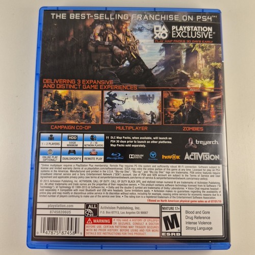 Call Of Duty Black Ops III (PS4, 2015) Tested & Works - photo 2