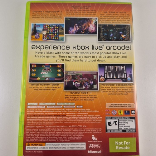 Xbox Live Arcade Unplugged Vol. 1 (Microsoft Xbox 360, 2006) - photo 2