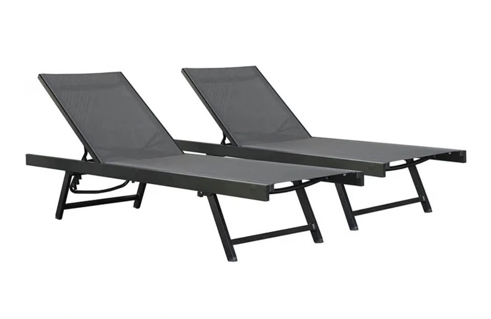 Set of 2 Outdoor Chaise Lounge Chairs - photo 3