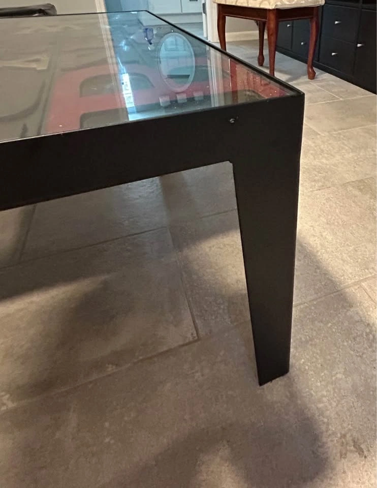 Crate & Barrel Alpha Coffee Table – Rare Discontinued Typography - photo 5