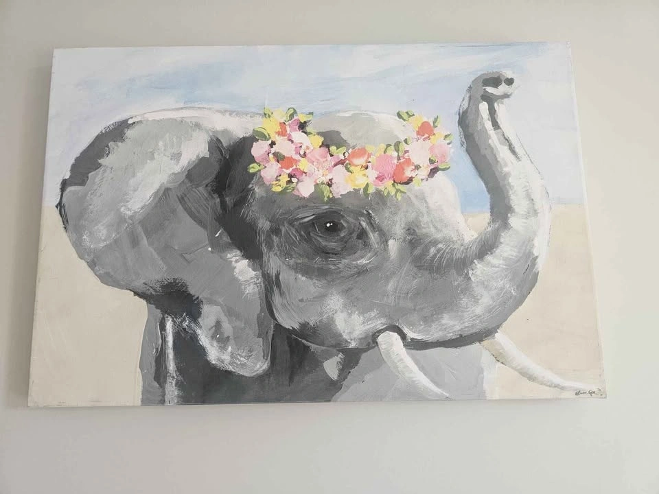 Oliver Gal Elephant canvas - photo 2