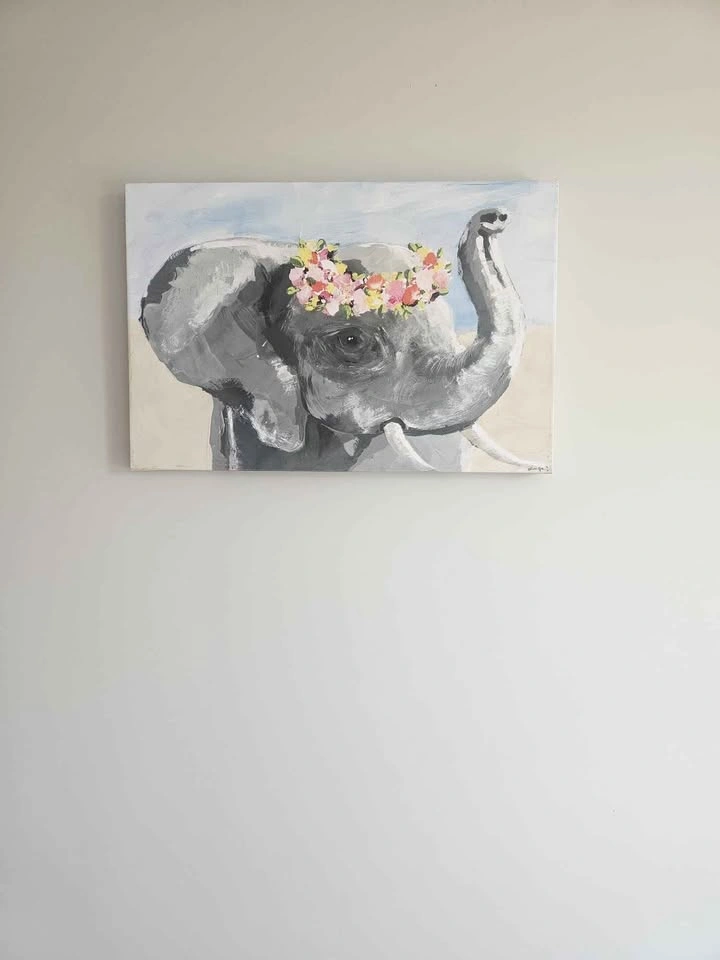 Oliver Gal Elephant canvas - photo 5