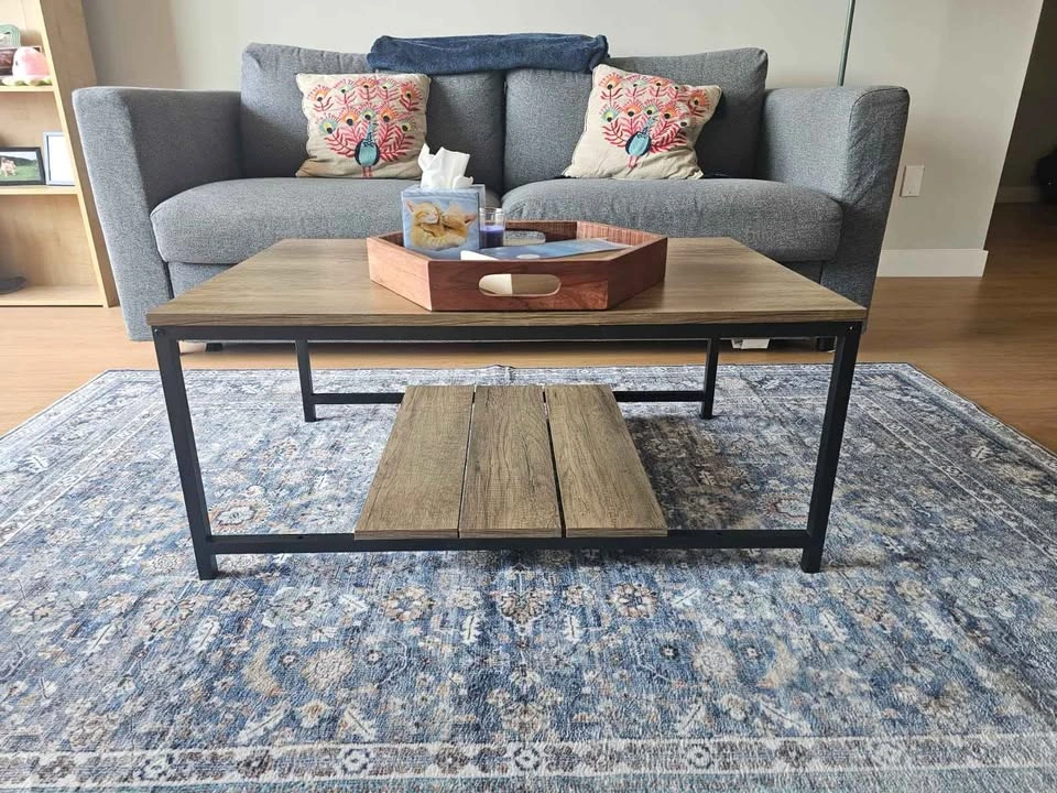 Wooden hexagon shaped tray - photo 4