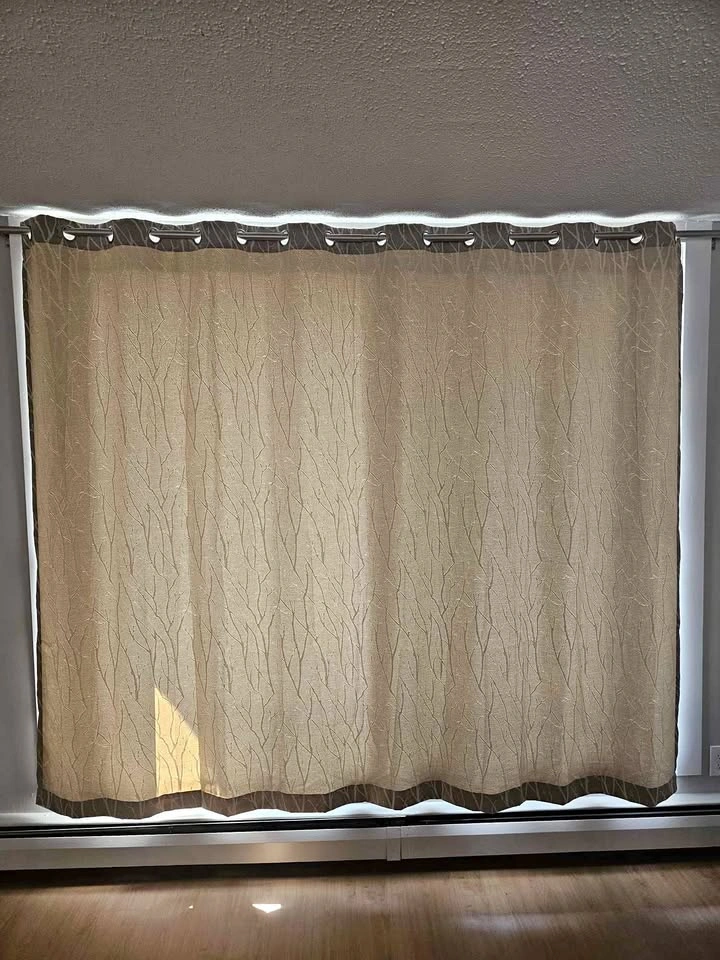 Wayfair wide single curtain for large window & rail