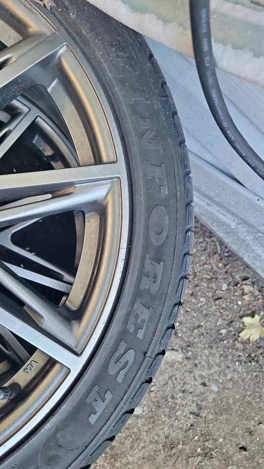 Tires & Rims (KF550 245/40ZR19 Tires + Fast Rims)