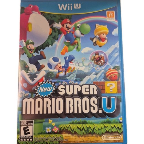 New Super Mario Bros. U Wii U Nintendo Complete With Manual