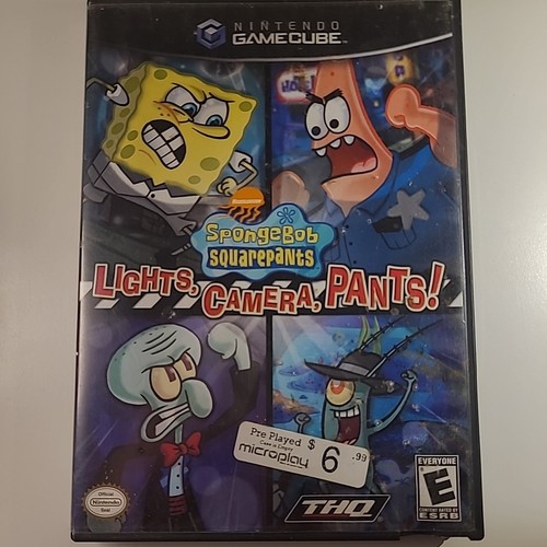 SpongeBob SquarePants: Lights, Camera, Pants GameCube, 2005 CIB