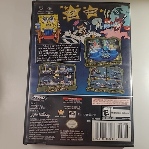 SpongeBob SquarePants: Lights, Camera, Pants GameCube, 2005 CIB - photo 2
