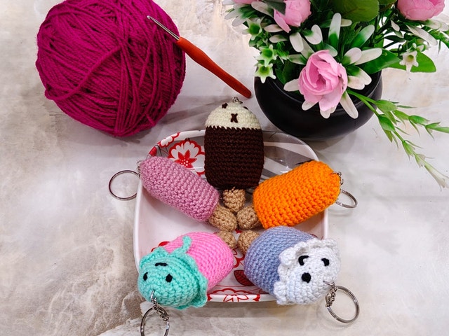 crochet keychains - photo 5