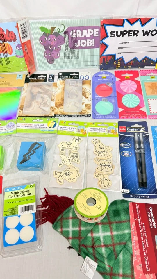 CRAFT / TEACHER THEMED mystery box, grab bag, surprise boxes - photo 3