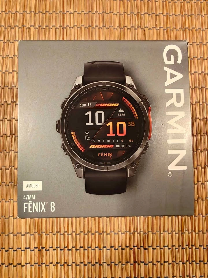 Garmin fenix 8 47mm AMOLED Multisport Smartwatch - Black/Slate