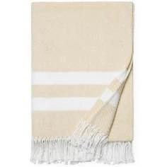 SFERRA AURORA THROW BLANKET - DAFFODIL - 100% Organic Cotton