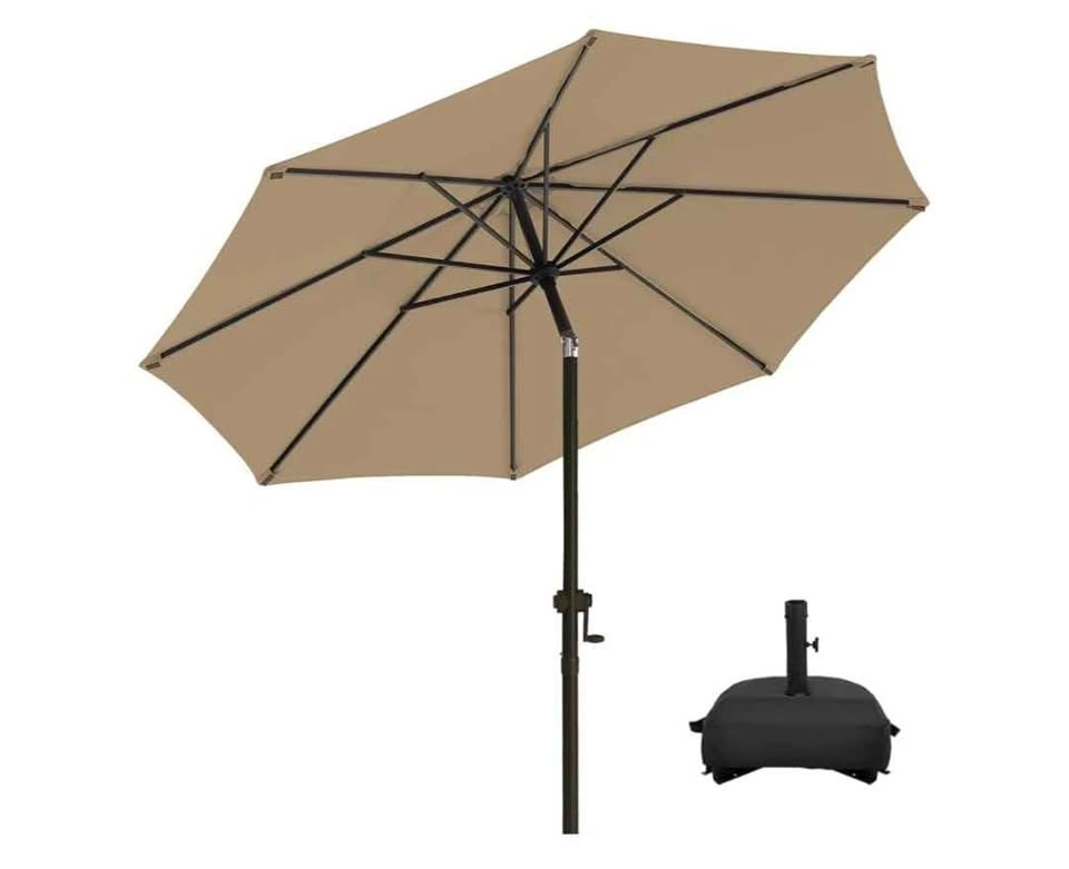 Brand New 9ft Outdoor Patio Umbrella with Base - photo 3