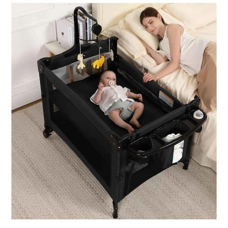 4-in-1 Portable Baby Playard, Crib, Bassinet, and Changer - photo 3