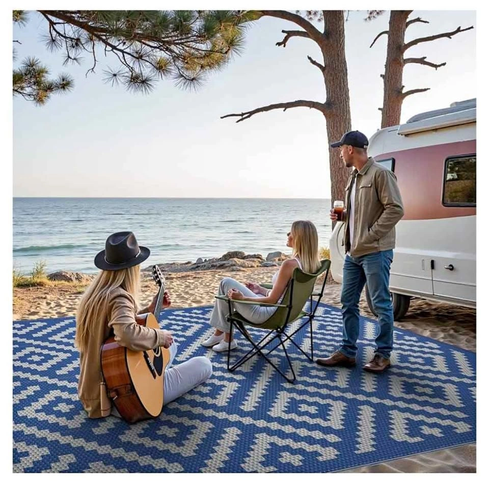 Brand new 8x10 Outdoor Rug – Waterproof Camping Mat