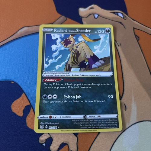 Radiant Hisuian Sneasler 123/196 Swsh11: Lost Origin Holo NM