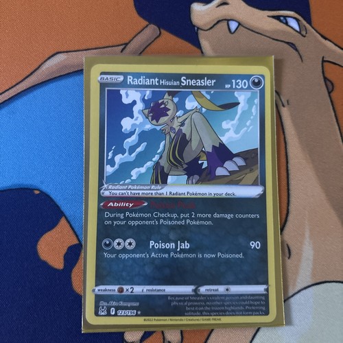 Radiant Hisuian Sneasler 123/196 Swsh11: Lost Origin Holo NM - photo 3
