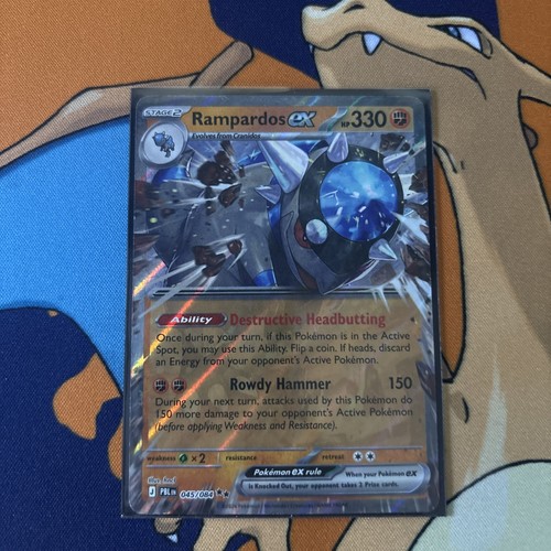 Rampardos ex - 45/84 - Double Rare - Pokémon Pitch Black - NM - photo 3