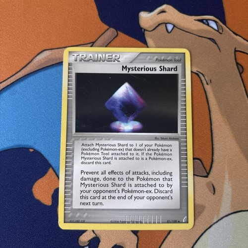 Mysterious Shard 81/100 Uncommon Crystal Guardians Pokemon LP