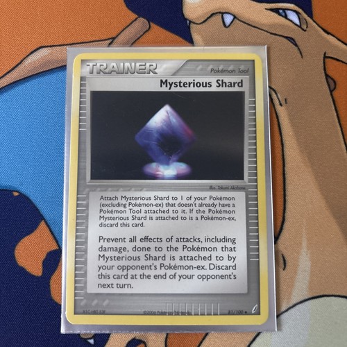 Mysterious Shard 81/100 Uncommon Crystal Guardians Pokemon LP - photo 3