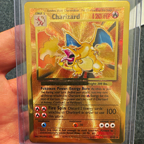 Possible PSA 10 WOTC Pokémon Celebrations Gold Metal Charizard