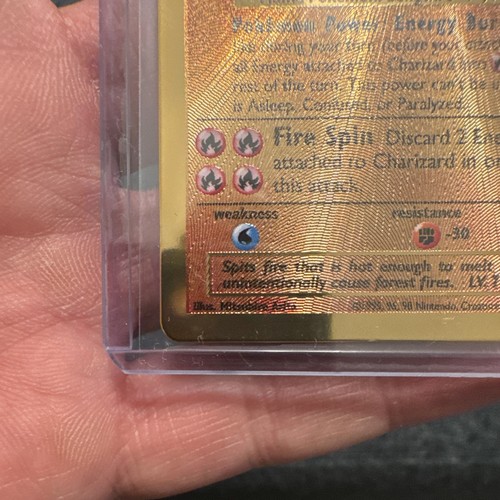 Possible PSA 10 WOTC Pokémon Celebrations Gold Metal Charizard - photo 5