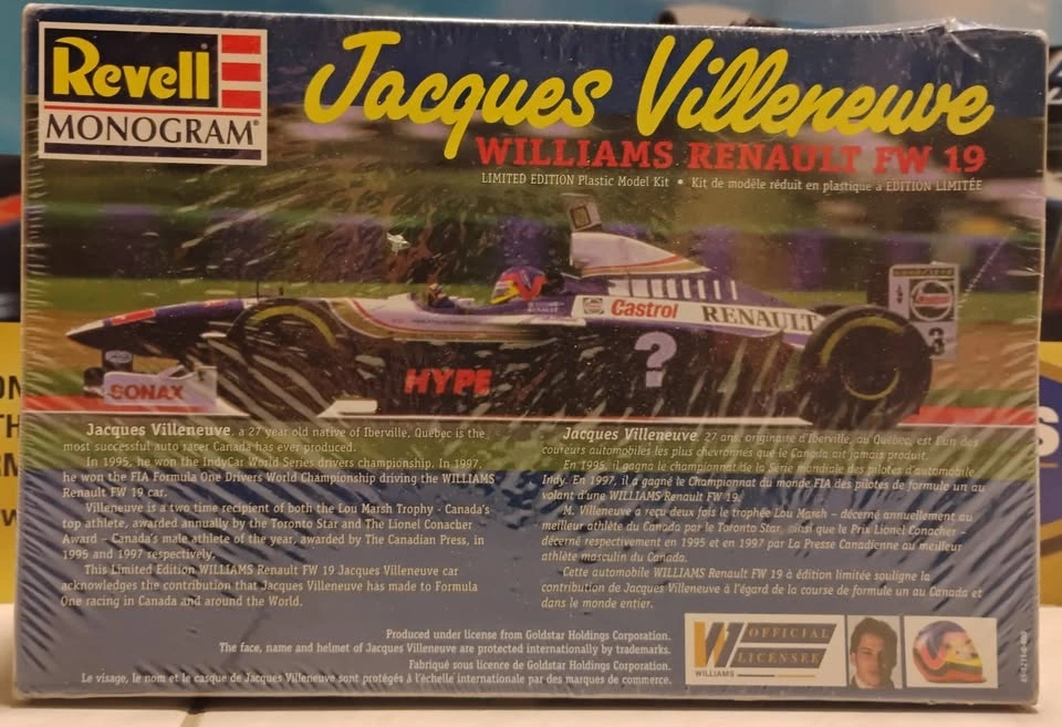 Revell Monogram 1:24 1997 Williams Renault FW 19 Model Kit - photo 2