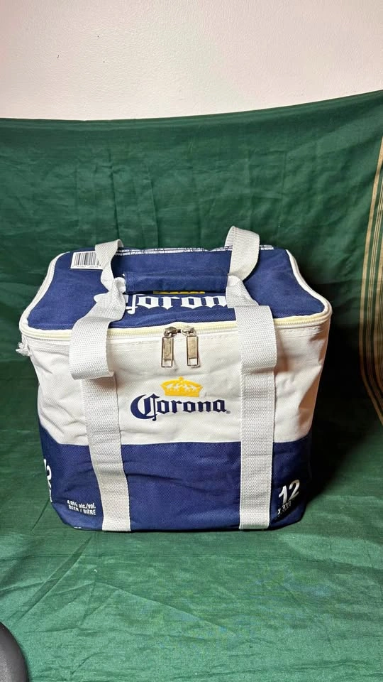 Corona can holder, insulated cooler, collapsible drink cooler ba