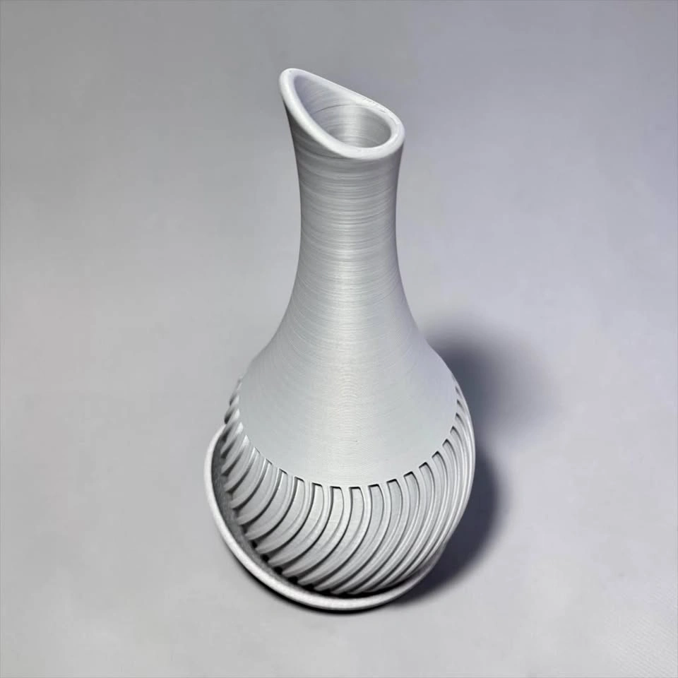 Modern Wavy Decorative Vase | 3D Printed | Minimalist Home Decor - photo 2