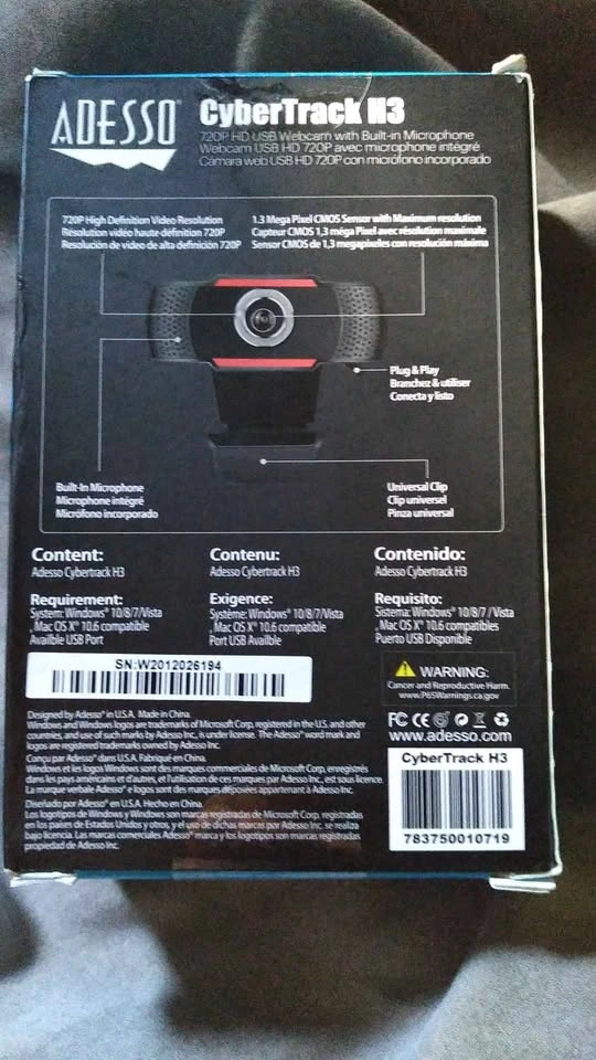 Webcam Cypertrack h3 brand new - photo 3