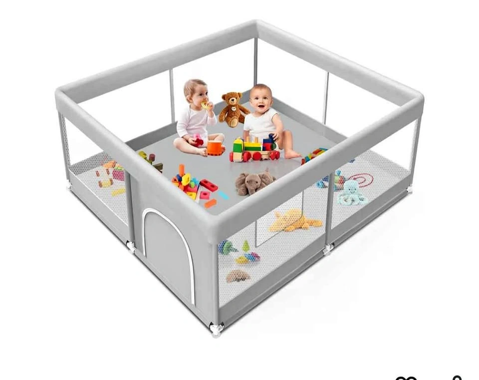 Baby Playpen, 50x50 Inch, with Mat and Balls