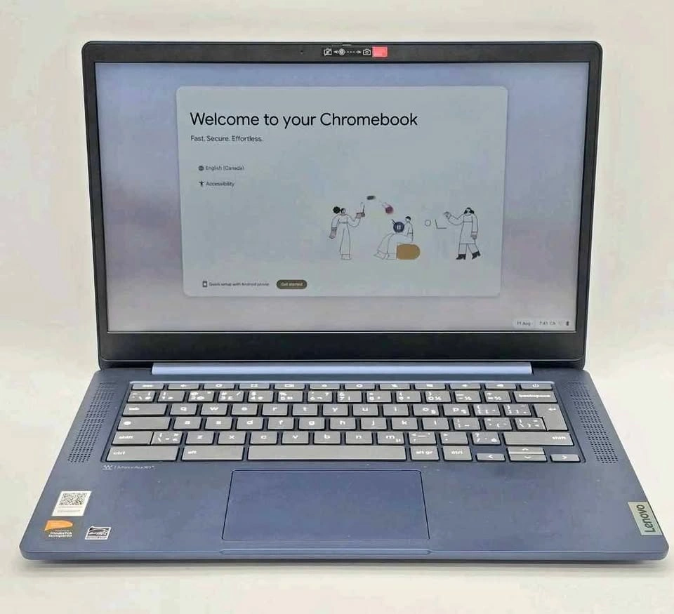 New Lenovo IdeaPad Slim 3 14" Chromebook (4GB RAM, 128GB)