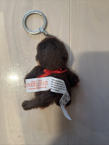 Monchhichi Collectible Girl Plush Doll Keychain, 3.5" size - photo 2