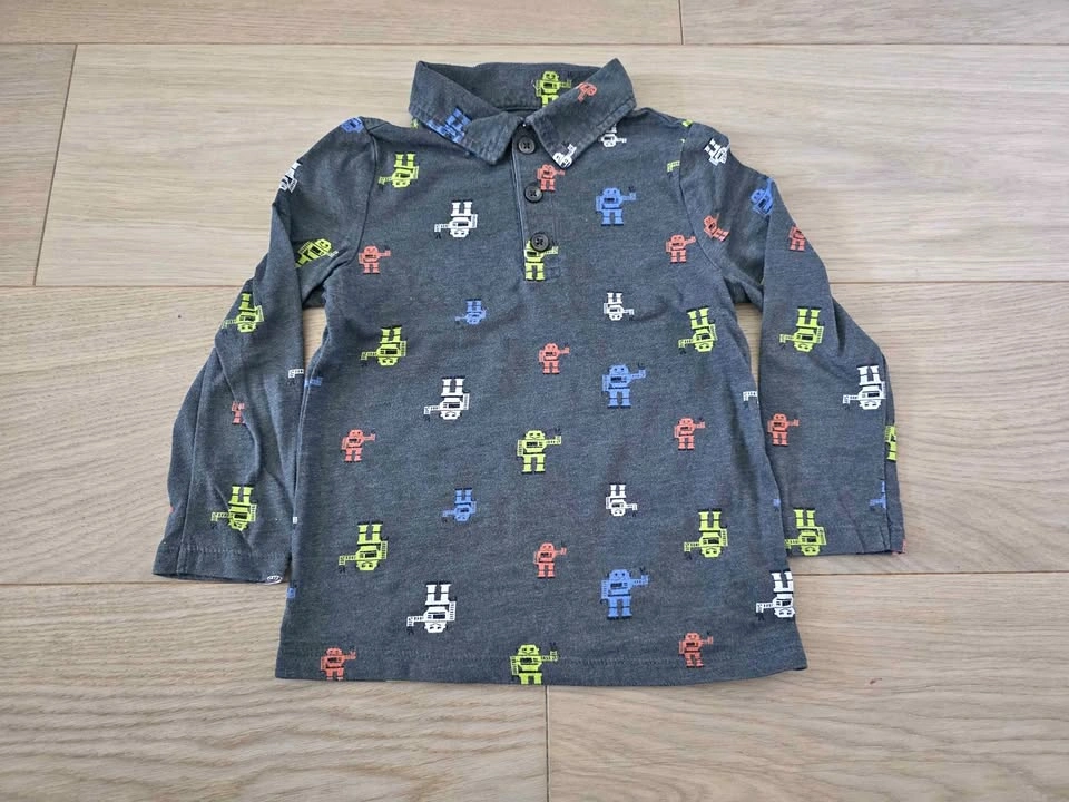 3T Old Navy polo long-sleeve shirt