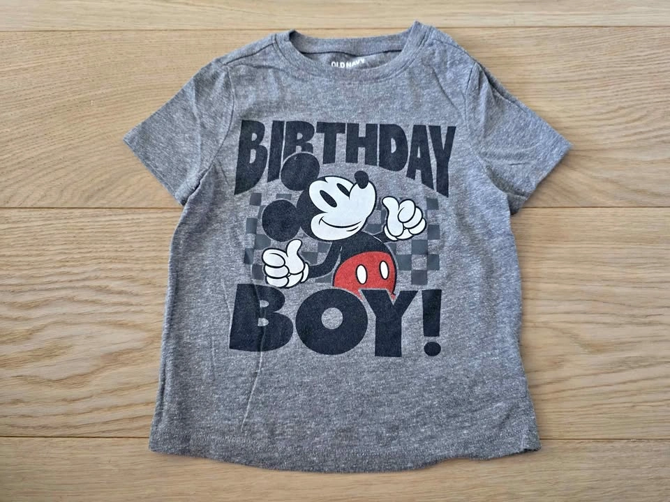 3T Mickey Mouse birthday t-shirt