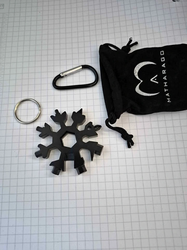 Multi-tool wrench / snow flake